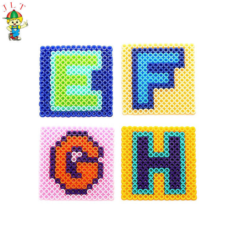 Nueva llegada de plástico letra Perler Bead Pegboard personalizado