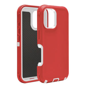 Nouveau modèle Heavy Duty Hard Armor Defender étui pour iPhone 16 11 12 13 14 15 Pro Max 3 en 1 étui <span class=keywords><strong>de</strong></span> <span class=keywords><strong>téléphone</strong></span> portable - Product Image 5