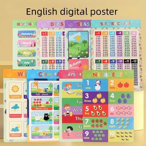 Nouvelle série d'affiches murales éducatives de style dessin animé pour l'apprentissage de l'anglais - Product Image 2