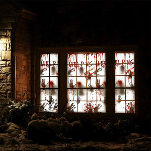 72x30 inç perili seramik karo zombi eller pencere kapı kapak plastik parti malzemeleri cadılar bayramı partileri için - Product Image 2