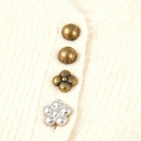 Boutons en métal de haute qualité SANKO, petits boutons en alliage de zinc plaqué, écologiques, boutons à tige, modèle DA3531, convient à la décoration perlée