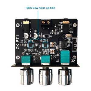 RXT ZK-PT1 <span class=keywords><strong>BT</strong></span> 5.0 音频模块双通道立体声调音板音量控制器高低音放大器60W - Product Image 2
