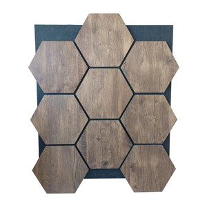 Panneaux acoustiques en <span class=keywords><strong>bois</strong></span> hexagonaux ultra épais professionnels, modernes, pour bureaux, hôtels, insonorisation, absorption acoustique, salon - Product Image 6