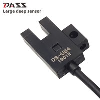 Capteur photoélectrique en U Dass DS-U84, interrupteur inductif type NPN, longueur de câble 0,5 m, 5 pièces pour équipement d'automatisation, vente en gros
