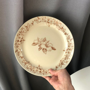 Nouvelle assiette en céramique de style chinois, vaisselle de table, couleur sous-glaçure, assiette ronde en céramique de 9 pouces - Product Image 6