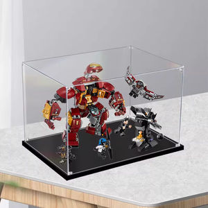 โมดูลติดตั้งการ์ดอะคริลิค Iron <span class=keywords><strong>Man</strong></span> Anti-Hulk รุ่น 76104 ผลิตจากพลาสติก PMMA เป็นมิตรกับสิ่งแวดล้อม สำหรับเก็บฟิกเกอร์ ป้องกันฝุ่น ตกแต่งบ้าน สไตล์โมเดิร์น ป้องกันสนิม - Product Image 3