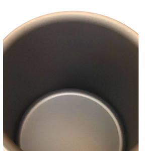 Contenedor portátil de aluminio negro oxidado de 350 ml para beber té, agua y café al aire libre, con asa plegable. - Product Image 5