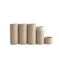 Haute qualité dégradable prix usine personnalisé carton baume à lèvres Tube emballage rouge à lèvres déodorant bâton conteneur papier Tube