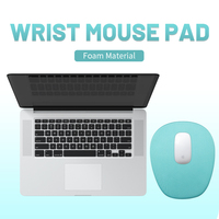 Op maat gemaakte cartoon ergonomische gaming muismat voor laptop met rubberen gel basis en polsondersteuning, op voorraad, voor kantoor en thuis