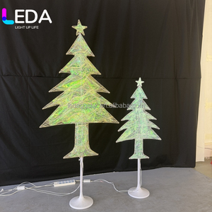 LEDA Lumière LED extérieure étanche 2D motif étoile de Noël pour la décoration de Noël des rues, centres commerciaux, parcs et paysages festifs - Product Image 3
