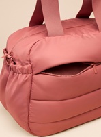 Benutzerdefiniertes Logo Große Carryall Puffy Crossbody Schultertasche Leichtgewichtige Übergroße Gesteppte Puffer-Reisetasche Wasserabweisend mit Reißverschluss