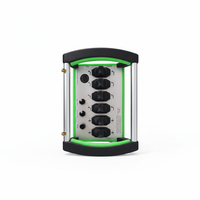 Control Remoto Inalámbrico de 4 Canales y 433 MHz con Código de Aprendizaje, Diseño Impermeable, Construcción de Metal y Plástico, 1 Año de Garantía para Grúas Industriales