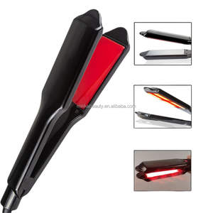 <span class=keywords><strong>Plancha</strong></span> de Pelo Profesional con Terapia de Queratina Ultrasónica e Infrarroja, Placa Fría <span class=keywords><strong>sin</strong></span> Daño por Calor, Herramienta de Peinado - Product Image 2