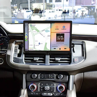 Pemutar DVD Mobil 13 Inci Android Radio Layar Sentuh Navigasi GPS Carplay untuk Chevrolet Tahoe 2019-2023