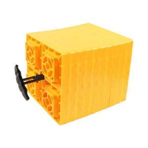 Ensemble de blocs de nivellement pour camping-car, 8,5 pouces, jaune, en plastique, stabilisateur pour caravane - Product Image 2