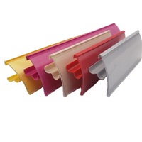 Étiquettes de prix et étiquettes d'étagère transparentes écologiques de qualité alimentaire Huasso CK-54 pour supermarchés/magasins de proximité - Installation facile