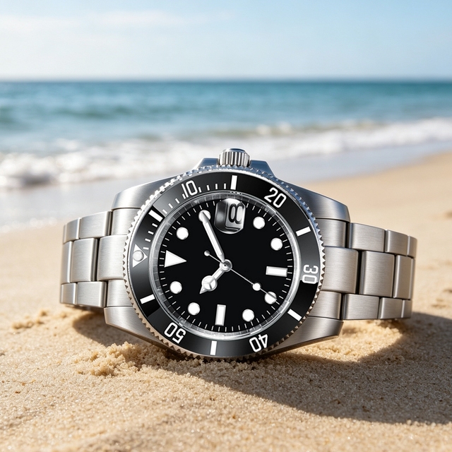 40mm Hot Sale Design Sapphire Glass Sterile Custom logo Quartz Ronda 515 Swiss Movt Diver Watch 10atm