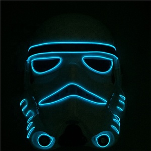 Halloween LED allument Masque <span class=keywords><strong>EL</strong></span> Fil Cosplay Starwars Masque Pour Le Festival Parties - Product Image 1