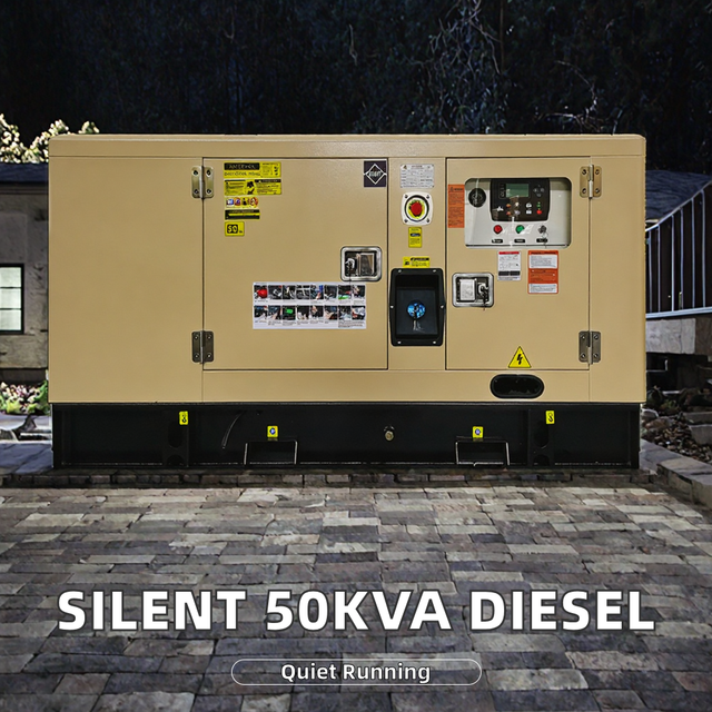 50kva Super Silent Type Diesel Generator 40kw Generator Three-Phase for Home Use