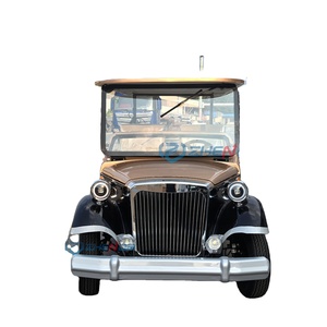 Carrito de Golf Clásico Retro Zhenda, Vehículo Antiguo para Turismo, Auto Clásico Vintage con Capacidad para 4-11 Personas, Certificado CE para Adultos - Product Image 1