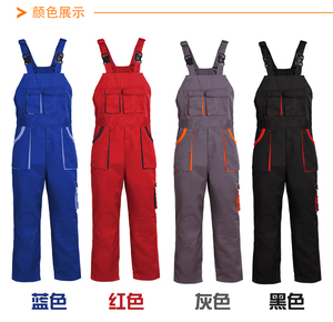 OEM Service Workwear White <strong>Overall</strong> T/C Twill Working Pants <strong>Painters</strong> Bib <strong>Overalls</strong> - Product Image 2