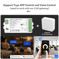   Télécommande LED certifiée 2.4G RF sans fil avec variateur d'intensité, portée 30M 12V pour le contrôle d'éclairage homologué
