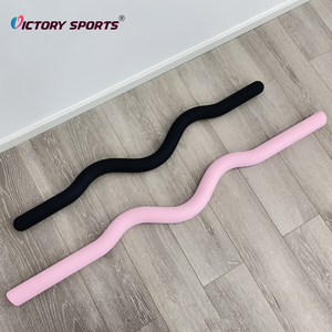 Barra de Pesas de Silicona Personalizada para Fisicoculturismo, Levantamiento de Pesas, Yoga y <span class=keywords><strong>Pilates</strong></span>, 15 lb/25 lb - Product Image 4
