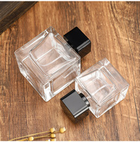 Flacon pulvérisateur 30/50/100 ml en stock, flacon de parfum à clipser, flacon de parfum portable, flacon de parfum en verre transparent
