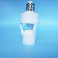 Support d'ampoule de lampe intelligente réglable AC110V 240V capteur de mouvement PIR marche/arrêt automatique vis code Dip support de lampe de capteur de mouvement