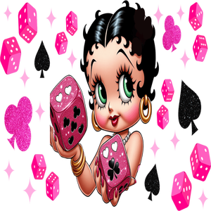 <span class=keywords><strong>Betty</strong></span> Girls 16oz UV DTF tazza Wrap di alta qualità a doppio lato stampa a trasferimento termico per vetro Libbey - Product Image 5