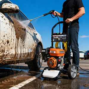 Lavadora de Gasolina de Agua Fría Personalizable de Doble Arranque OHV 3300psi/227bar 7.5HP para Limpieza de Tractores Agrícolas - Product Image 4