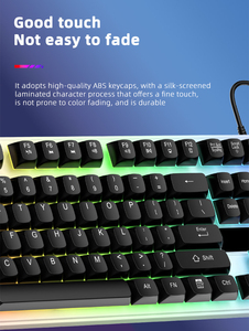 Ensemble <span class=keywords><strong>clavier</strong></span> et souris de jeu filaire 104 touches avec rétroéclairage LED - Ensemble <span class=keywords><strong>clavier</strong></span> et souris de jeu pleine taille <span class=keywords><strong>pour</strong></span> ordinateur - Product Image 3