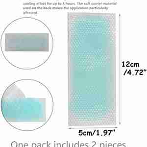 40 Parches de Gel Refrigerante para la Fiebre, Tiras de Gel Refrigerante para la Frente, Alivian el Dolor de Cabeza en Bebés, Niños y Adultos - Product Image 4