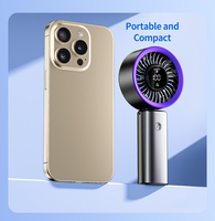 Ventilateur portable rechargeable pliable à affichage numérique Infinite Gear, mini-ventilateur de poche pour bureau et extérieur