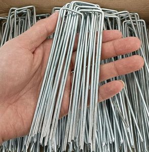 Сверхпрочные Современные садовые колья, прочные U-образные стальные колышки для ландшафтных скоб - Product Image 1