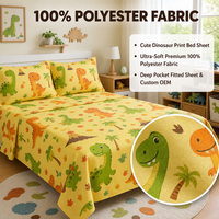 Tissu textile de maison en microfibre imprimé pigmentaire 100% polyester tissé, absorbant, 80 GSM, en gros, effet peau de pêche brossée