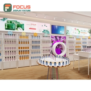 Professional Retail Shop Melamine <b>Display</b> <b>Case</b> Solution Provider Cosmetic Shop Design - Product Image 4