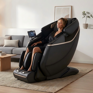 Sillón de <span class=keywords><strong>Masaje</strong></span> Eléctrico 4D de Cuerpo Completo para Sala de Estar, Lujoso Reclinable con Rieles Flexibles, Terapia de Estiramiento Tailandés con Bolsas de Aire, <span class=keywords><strong>Spa</strong></span> Inteligente para el Hogar - Product Image 1