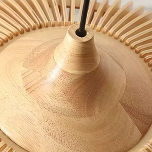 Lampada a Sospensione in Legno Nordico Lampadario in Legno Naturale per Isola <span class=keywords><strong>Cucina</strong></span> Sala da Pranzo <span class=keywords><strong>Soggiorno</strong></span> Caffè Bar <span class=keywords><strong>Arredamento</strong></span> Casa - Product Image 5