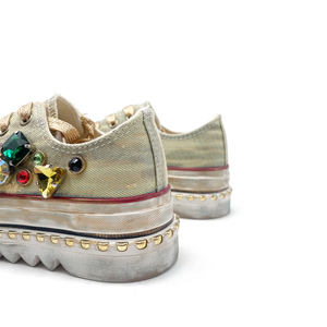 Chaussures de créateur haut de gamme 2025, chaussures en toile originales pour femmes, chaussures plates décontractées de haute qualité, chaussures de créateur populaires, baskets à lacets tendance - Product Image 5