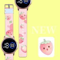 Jam Tangan LED Fashion Logo Kustom Grosir 2026 untuk Anak Laki-laki Perempuan, Jam Tangan Elektronik Digital, Jam Tangan Sport Anak Lucu