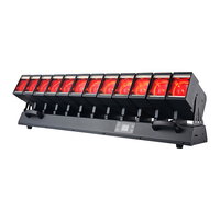 Barre de projecteurs LED mobiles Chauet Channel 12x60W avec faisceau oscillant, zoom, wash et matrice, équipement de scène à LED à oscillation simple