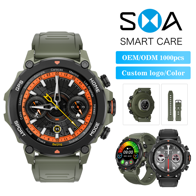 Private Label Custom Smart Watch for Women Men Fashion Design Outdoor Sport Fitness Tracker Smartwatch with Long Standby Battery