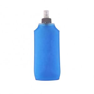 Muestra Gratis: Botella de Agua Plegable de TPU de 250ml, 350ml, 500ml con Válvula de Mordida Giratoria y Plegable para Correr - Product Image 4