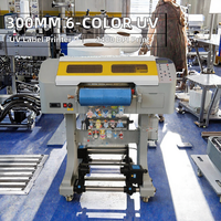 Impresora de etiquetas en rollo EPSON DX7 con tinta UV continua, cabezal de impresión rollo a rollo para materiales de cartón y papel flexible, ideal para pedidos a granel.