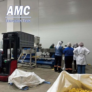 Machine à fabriquer des snacks fourrés AMC, extrudeuse de snacks soufflés, remplisseuse de snacks fourrés, machine à snacks fourrés au chocolat - Product Image 2