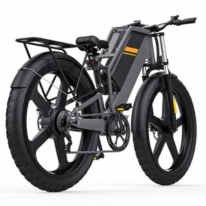 Vélo de montagne 26 pouces avec cadre en aluminium, moteur intégré au moyeu arrière, batterie au lithium intégrée JZ32, qui brise la géométrie traditionnelle tout compris - Product Image 3