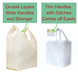 Cheap Eco Grocery Shopping Gift Recycled Waterproof T-Shirt Foldable Vest Tote Beige <b>Pla</b> Non Woven Bag - Product Image 4