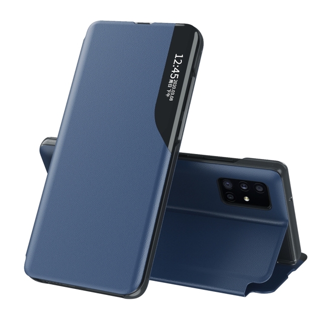 Factory Wholesale for Galaxy Note 20 Ultra Side Display Magnetic Shockproof Horizontal Flip Leather Case with Holder
