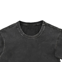 T-shirt court en coton 100% lavé 200GSM imprimé animalier personnalisé OEM pour femme, style streetwear, vente en gros